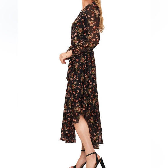 MSK Long Sleeve Maxi Floral Dress - Picture 7 of 10